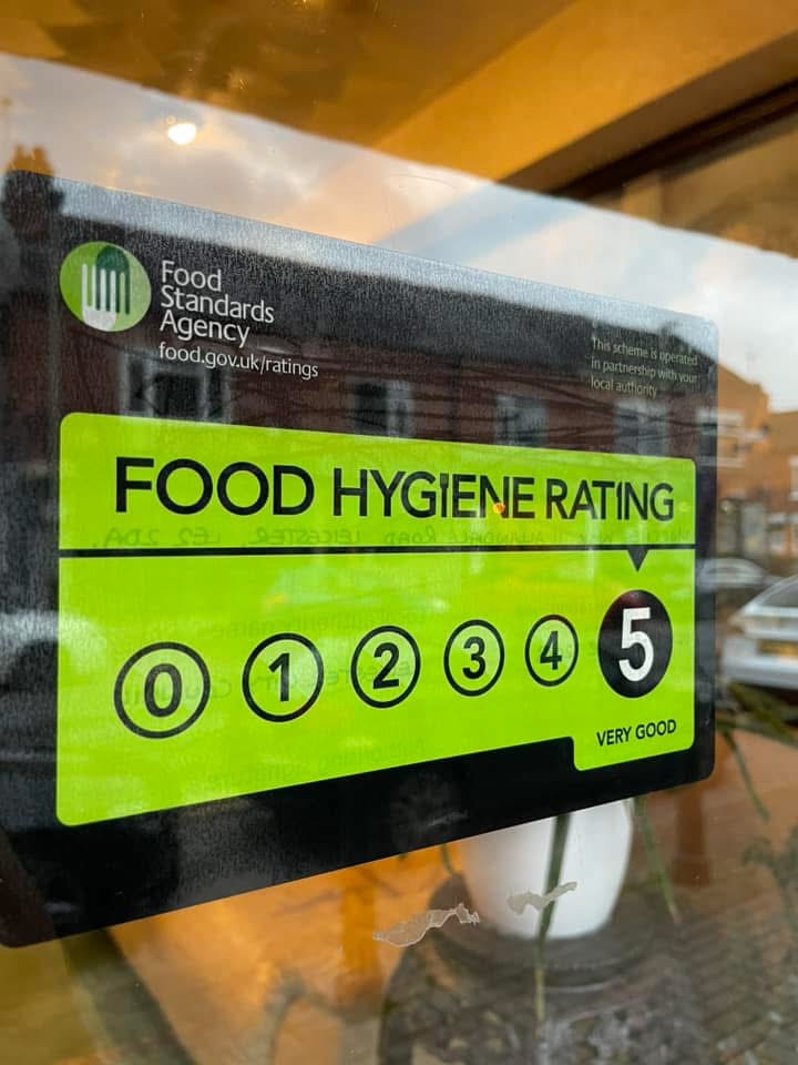 Food Standards Agency 5-star hygiene rating